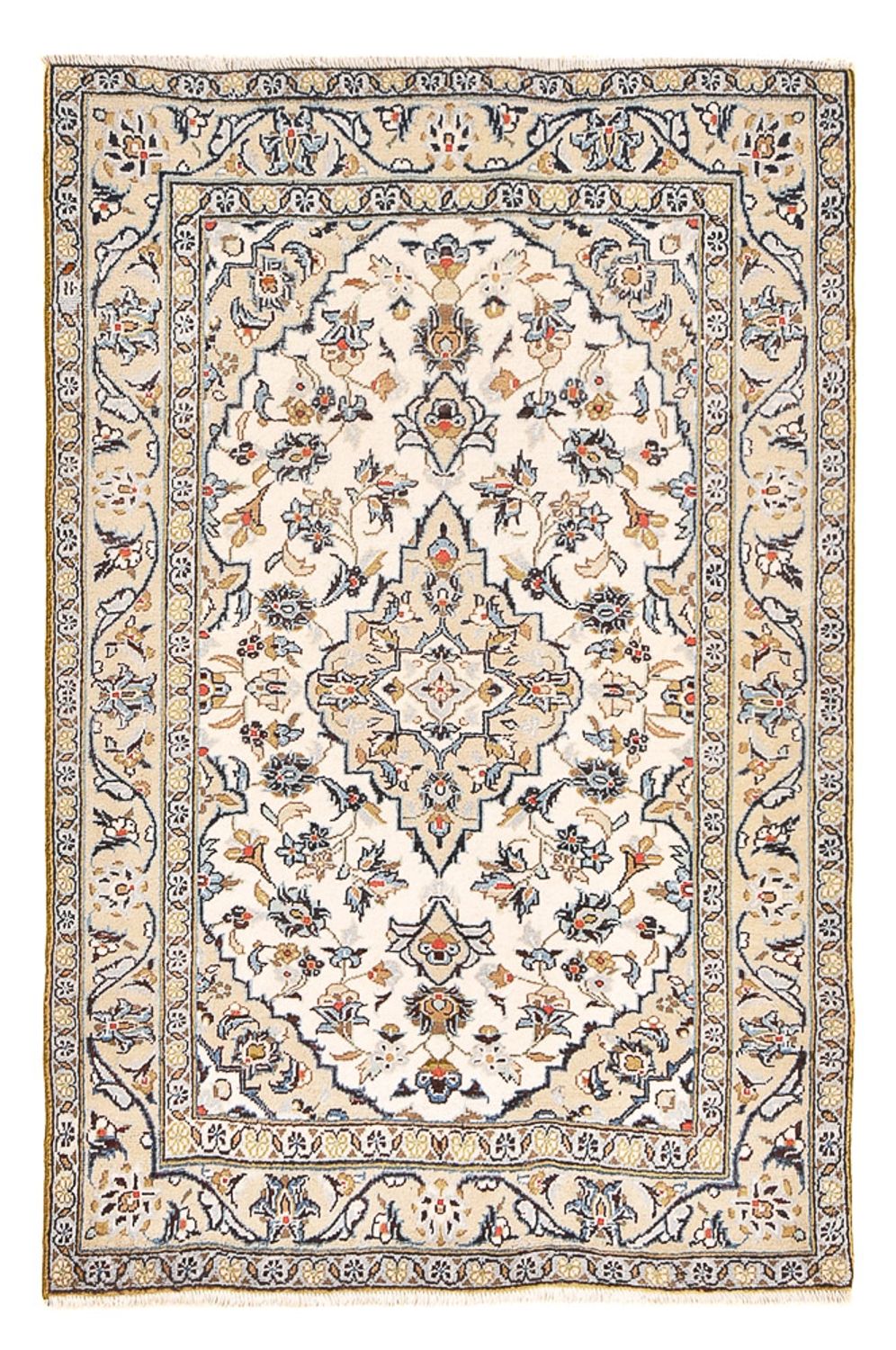 Perserteppich - Keshan - 142 x 96 cm - sand