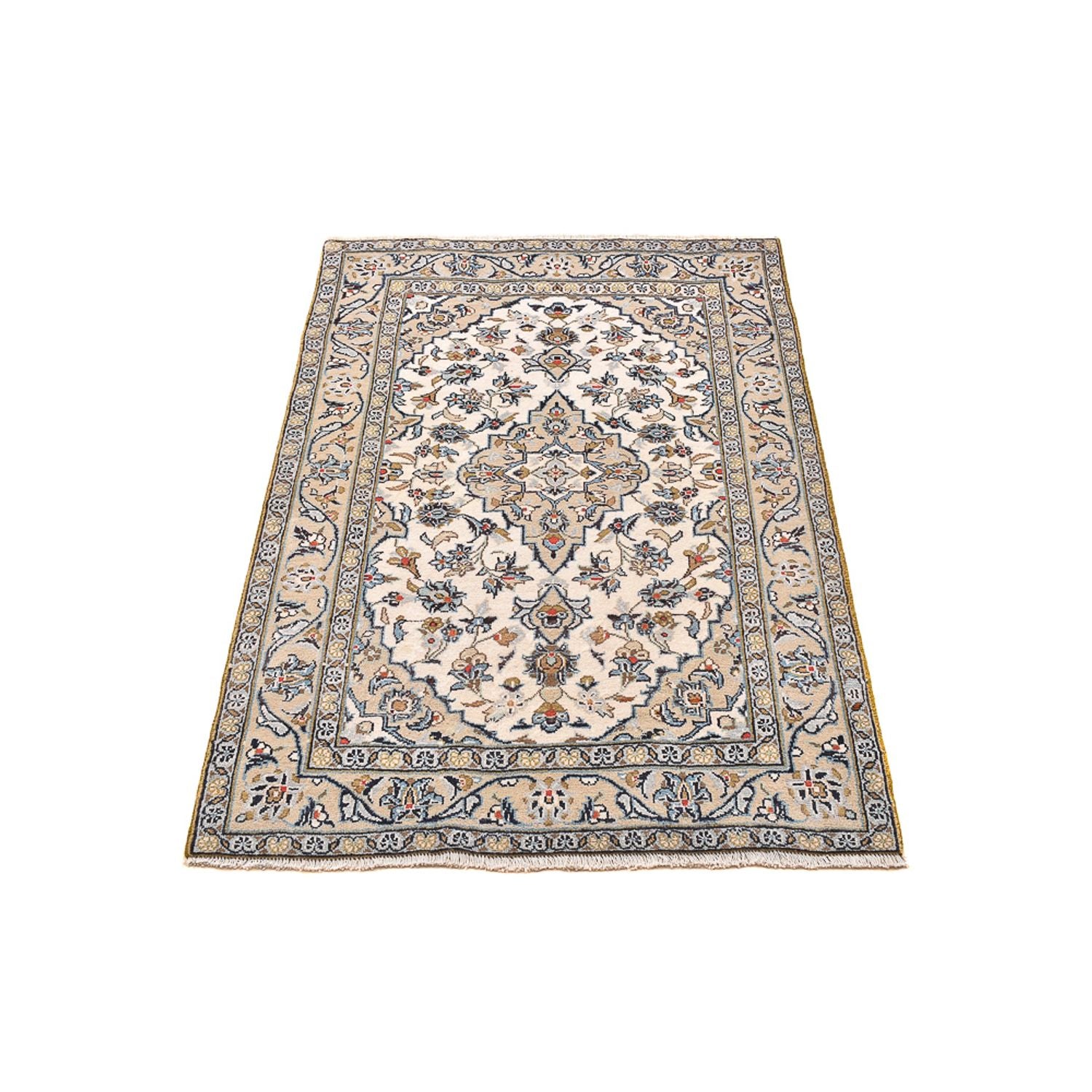 Perserteppich - Keshan - 142 x 96 cm - sand