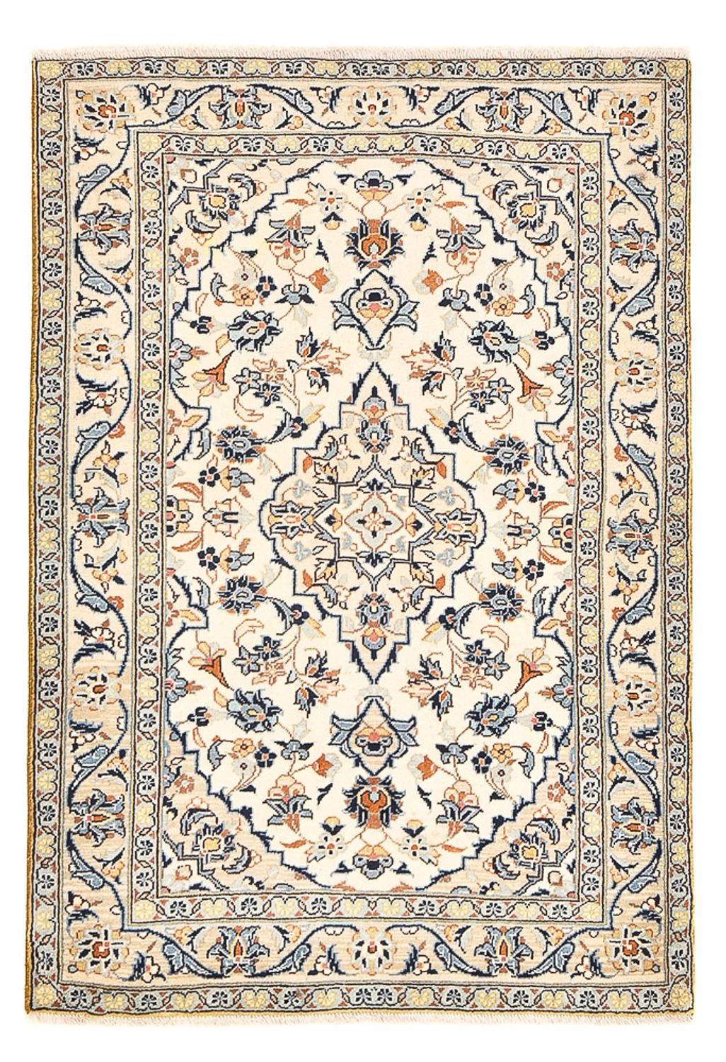 Perserteppich - Keshan - 142 x 97 cm - sand