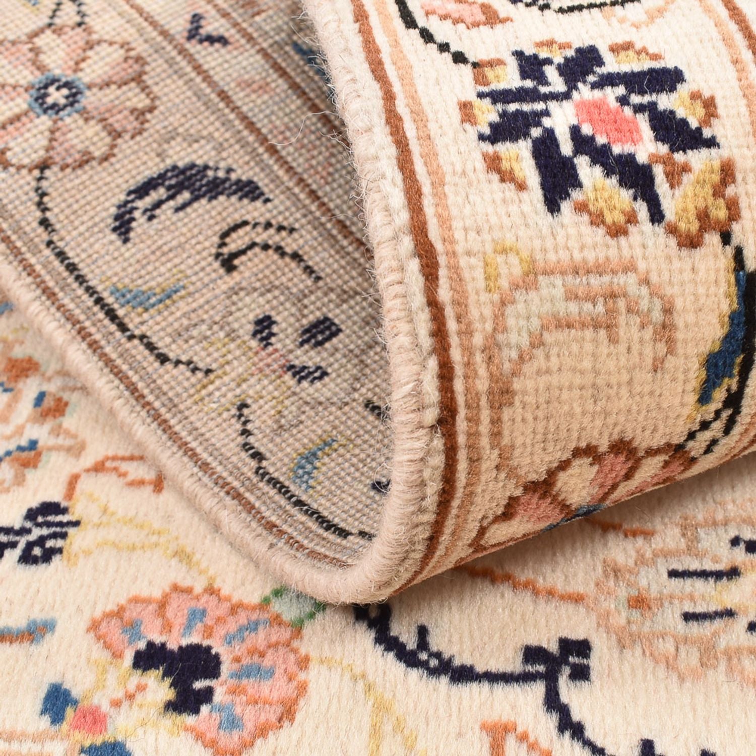 Perserteppich - Keshan - 145 x 92 cm - beige