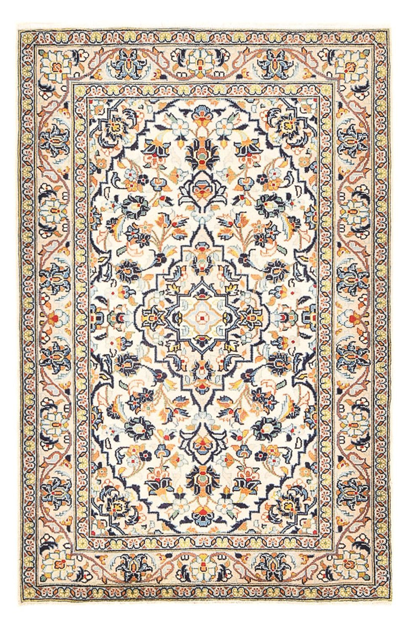 Perserteppich - Keshan - 147 x 95 cm - hellbeige