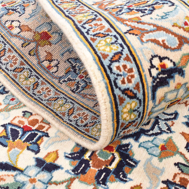 Perserteppich - Keshan - 141 x 96 cm - hellbeige