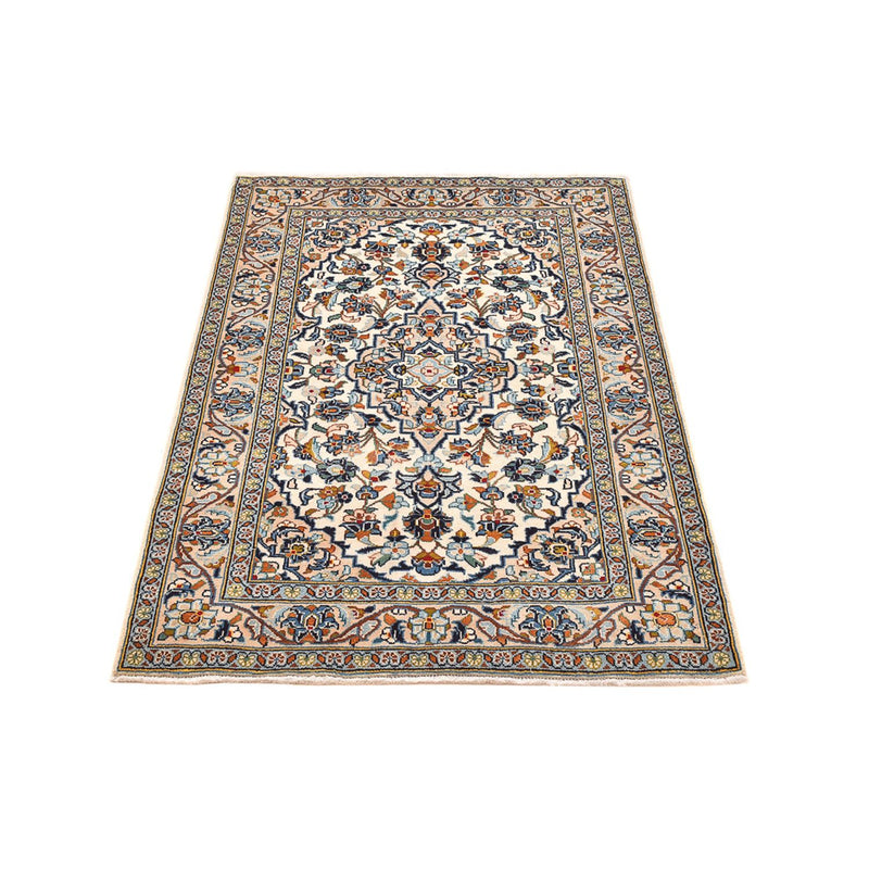 Perserteppich - Keshan - 141 x 96 cm - hellbeige