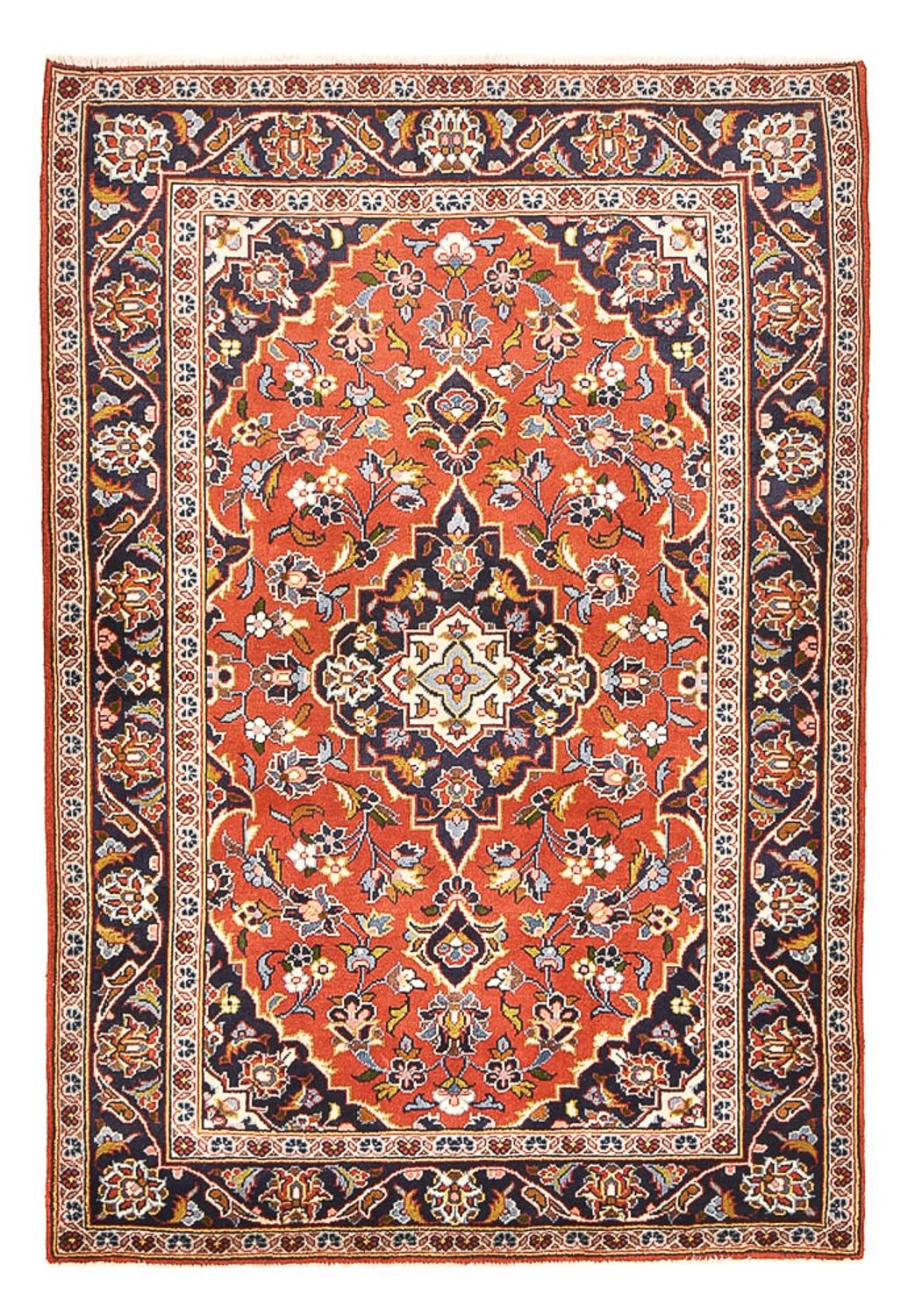 Perserteppich - Keshan - 148 x 103 cm - terrakotta