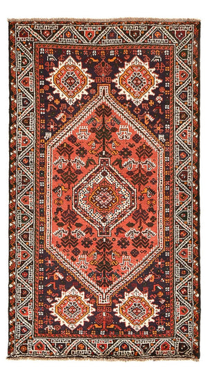Perserteppich - Nomadic - 205 x 118 cm - dunkelrot