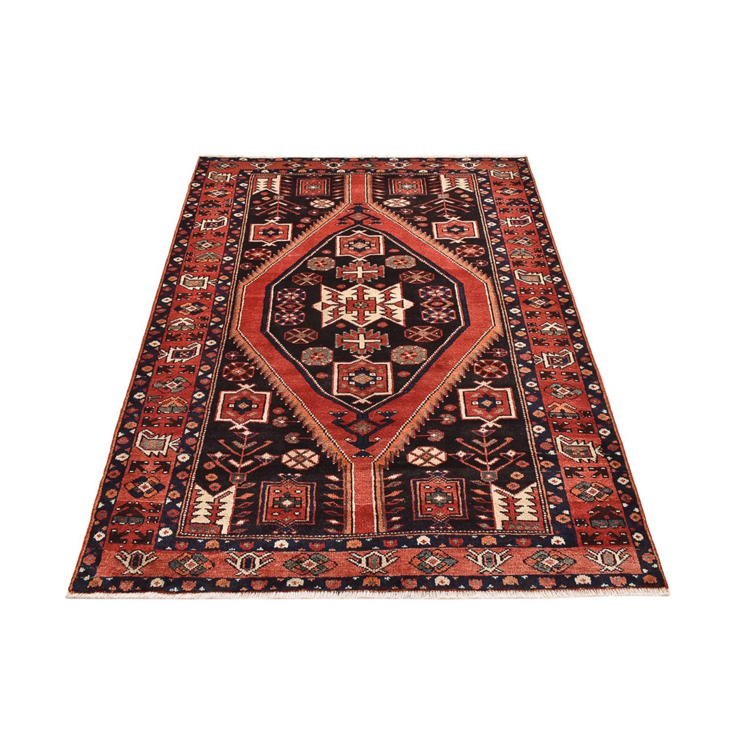 Perserteppich - Nomadic - 200 x 130 cm - hellrot