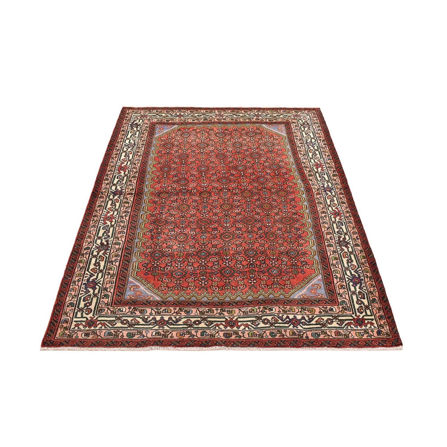 Perserteppich - Mir - 196 x 138 cm - hellrot