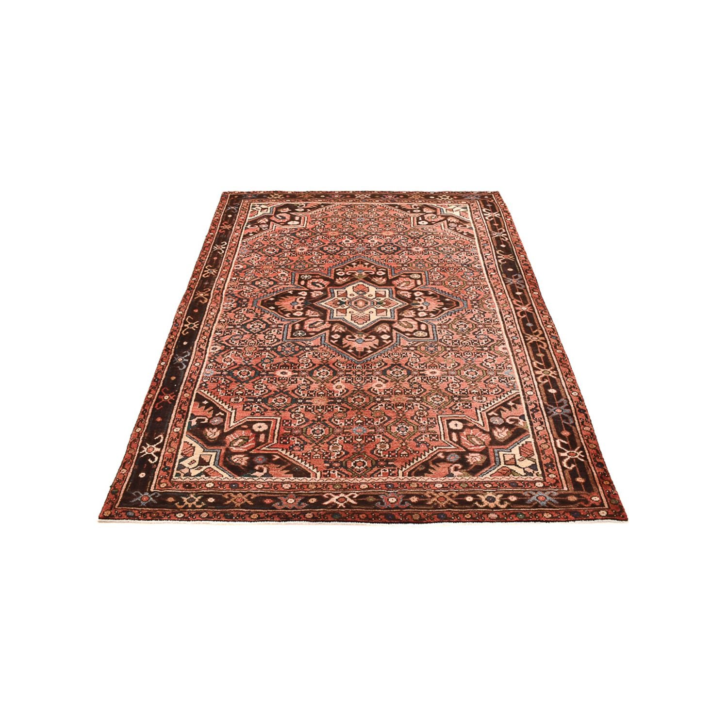 Perserteppich - Nomadic - 220 x 156 cm - hellrot