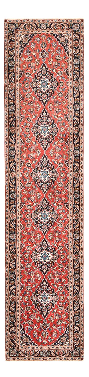 Läufer Perser - Keshan - 397 x 95 cm - hellrot