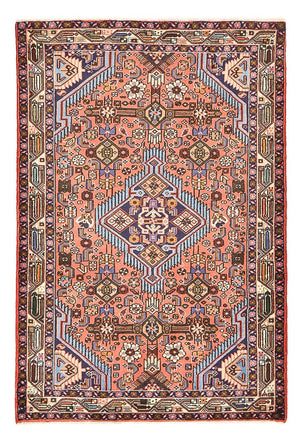 Perserteppich - Nomadic - 146 x 98 cm - hellrot