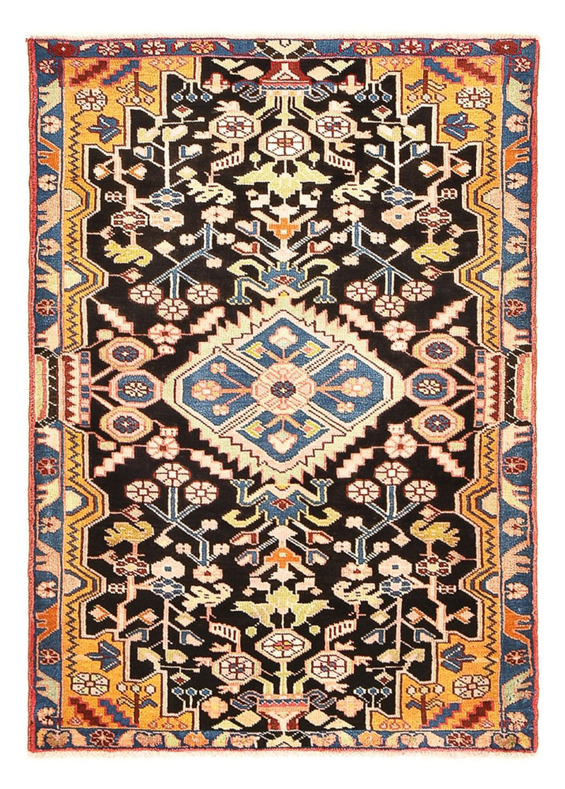 Perserteppich - Nomadic - 132 x 92 cm - dunkelblau