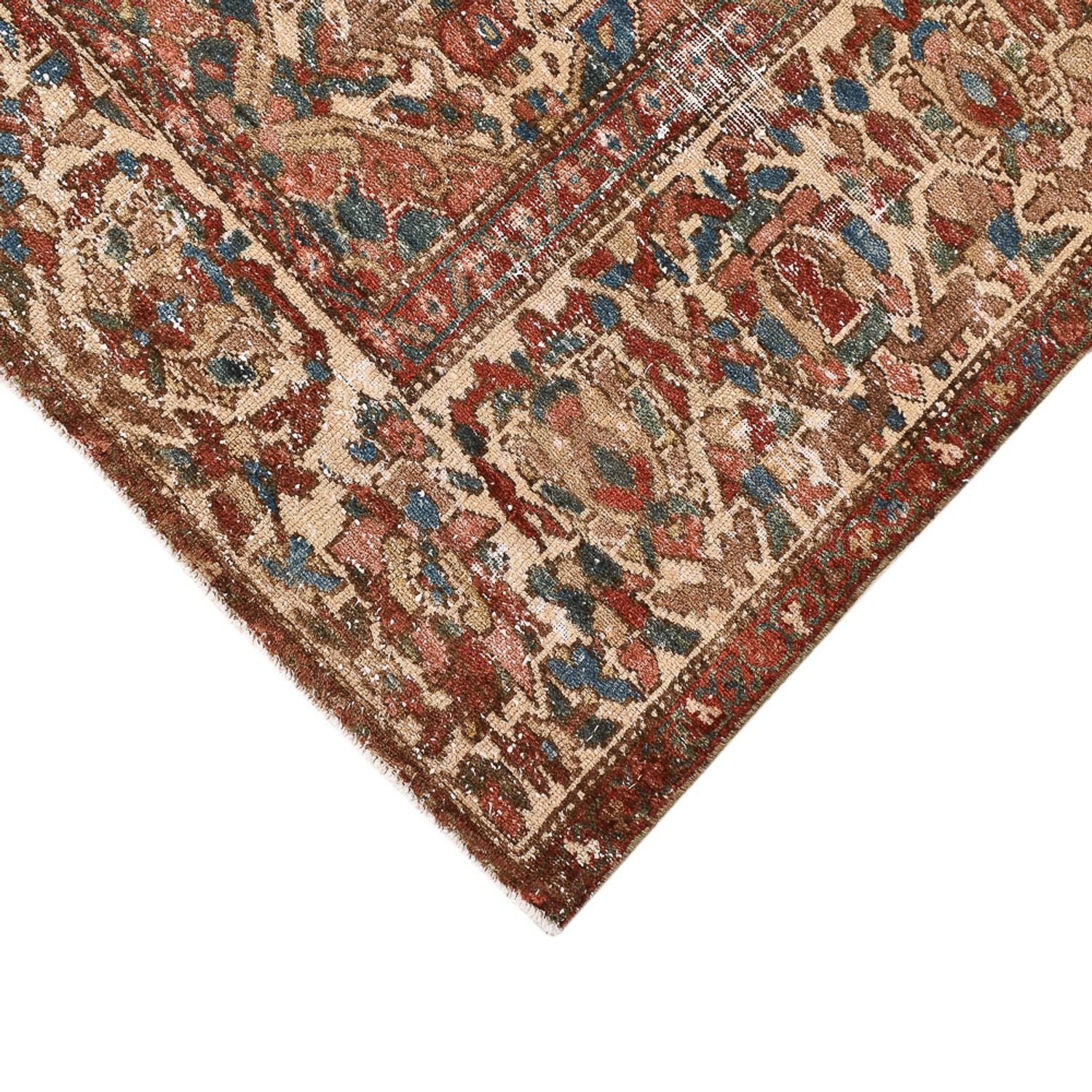 Vintage Teppich - 202 x 150 cm - dunkelbeige