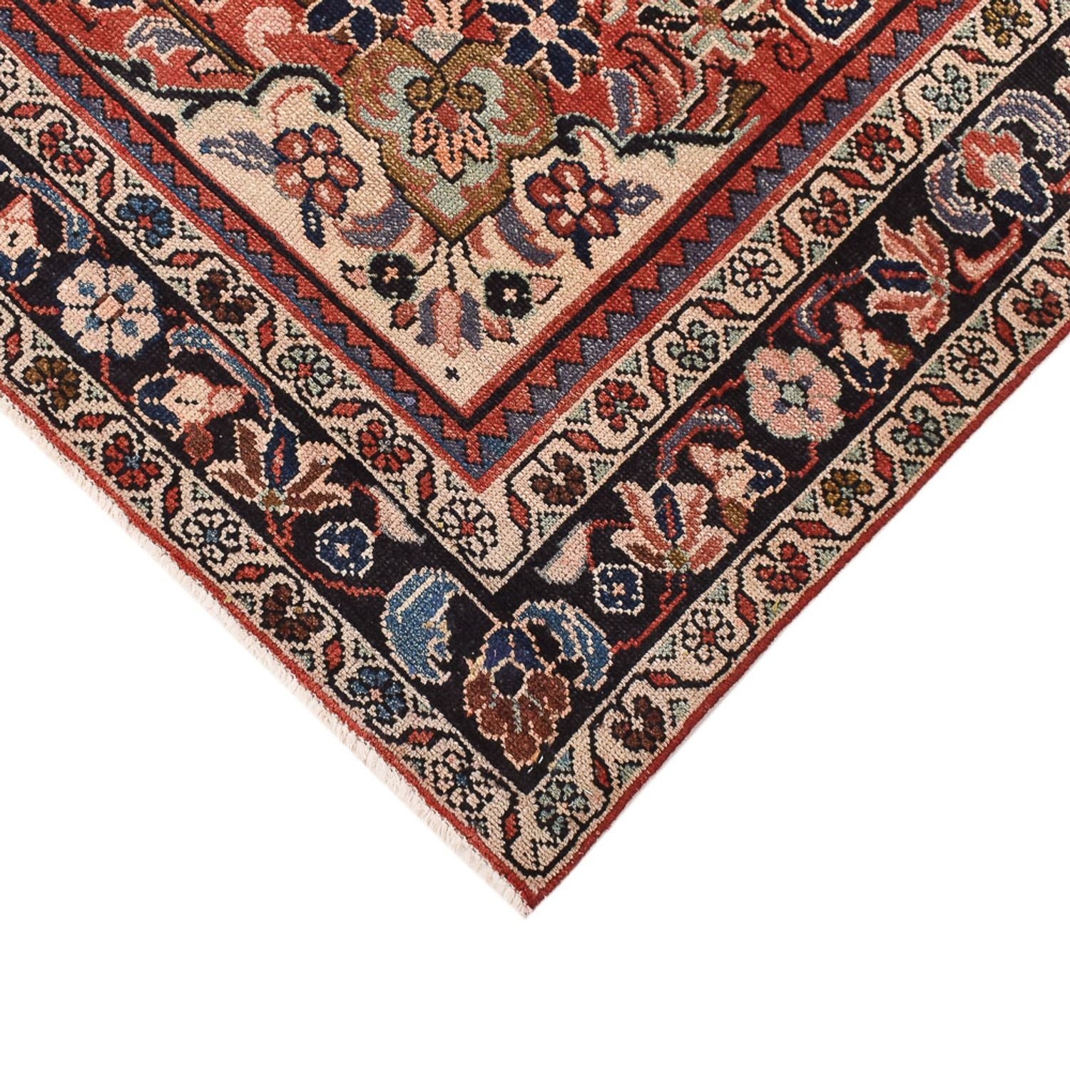 Vintage Teppich - 242 x 157 cm - rot