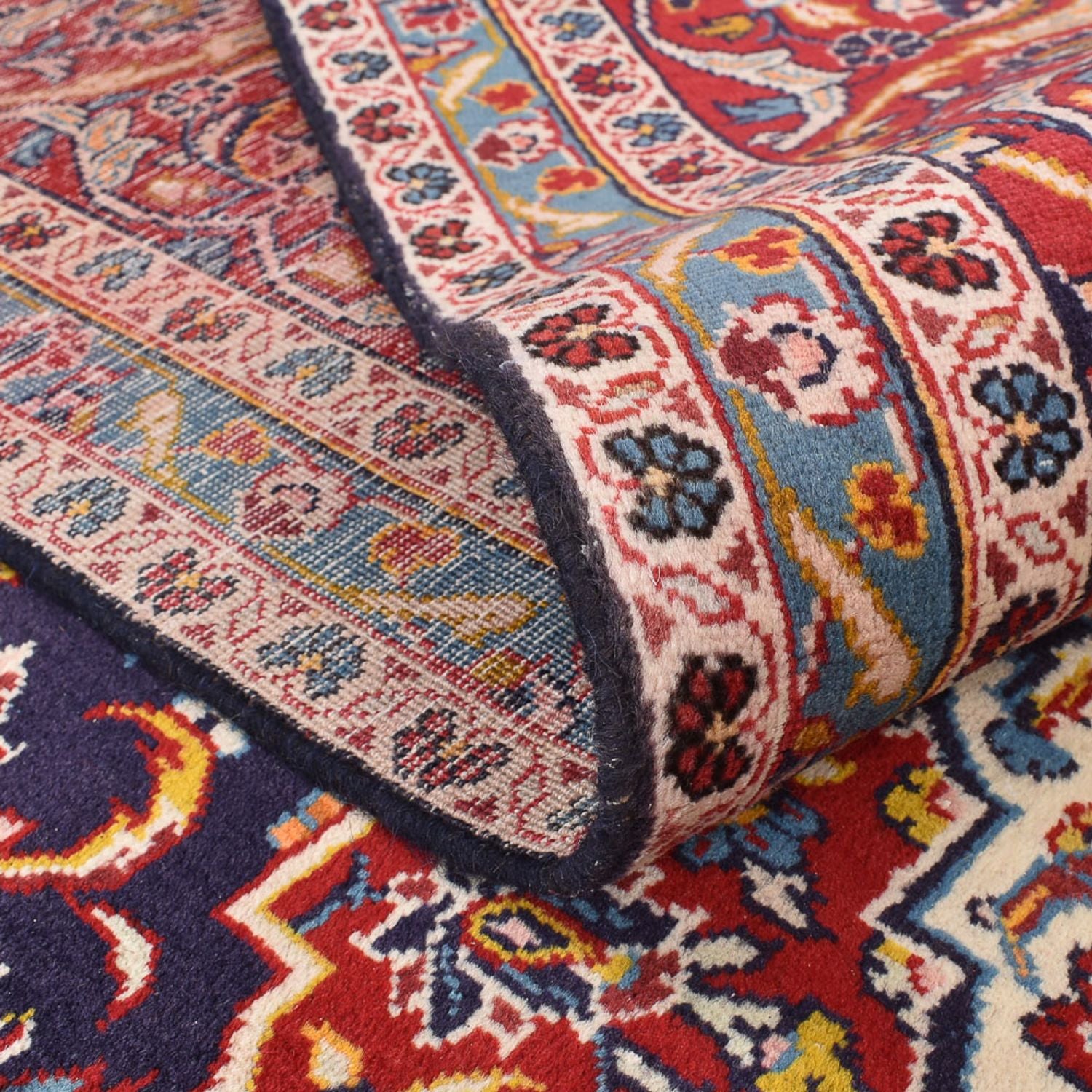 Perserteppich - Keshan - 340 x 255 cm - dunkelrot