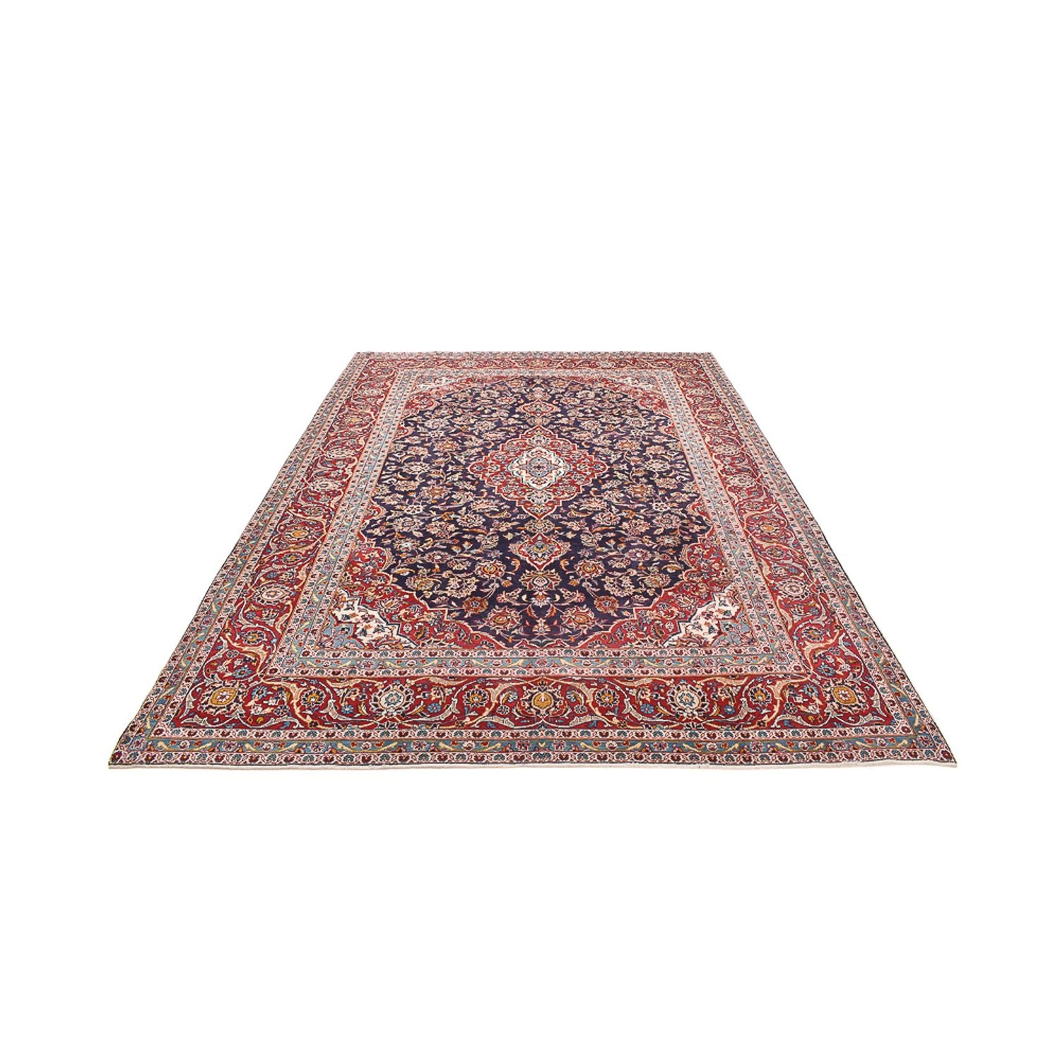 Perserteppich - Keshan - 340 x 255 cm - dunkelrot