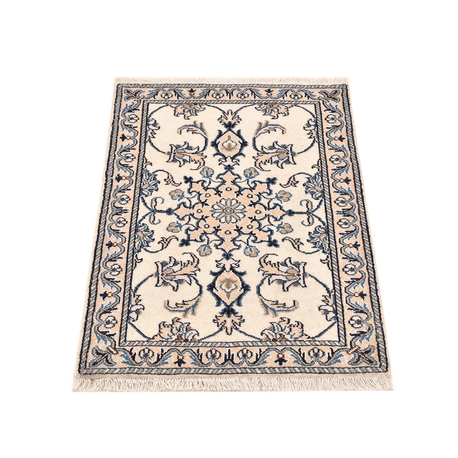 Perserteppich - Nain - 89 x 60 cm - creme