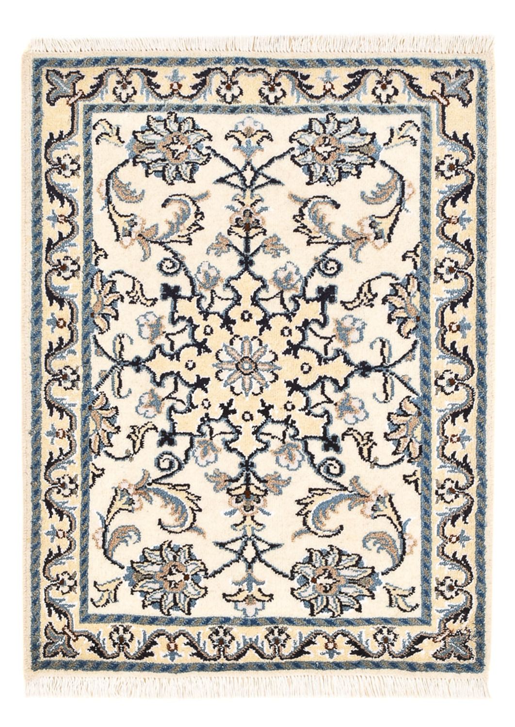 Perserteppich - Nain - 84 x 59 cm - creme