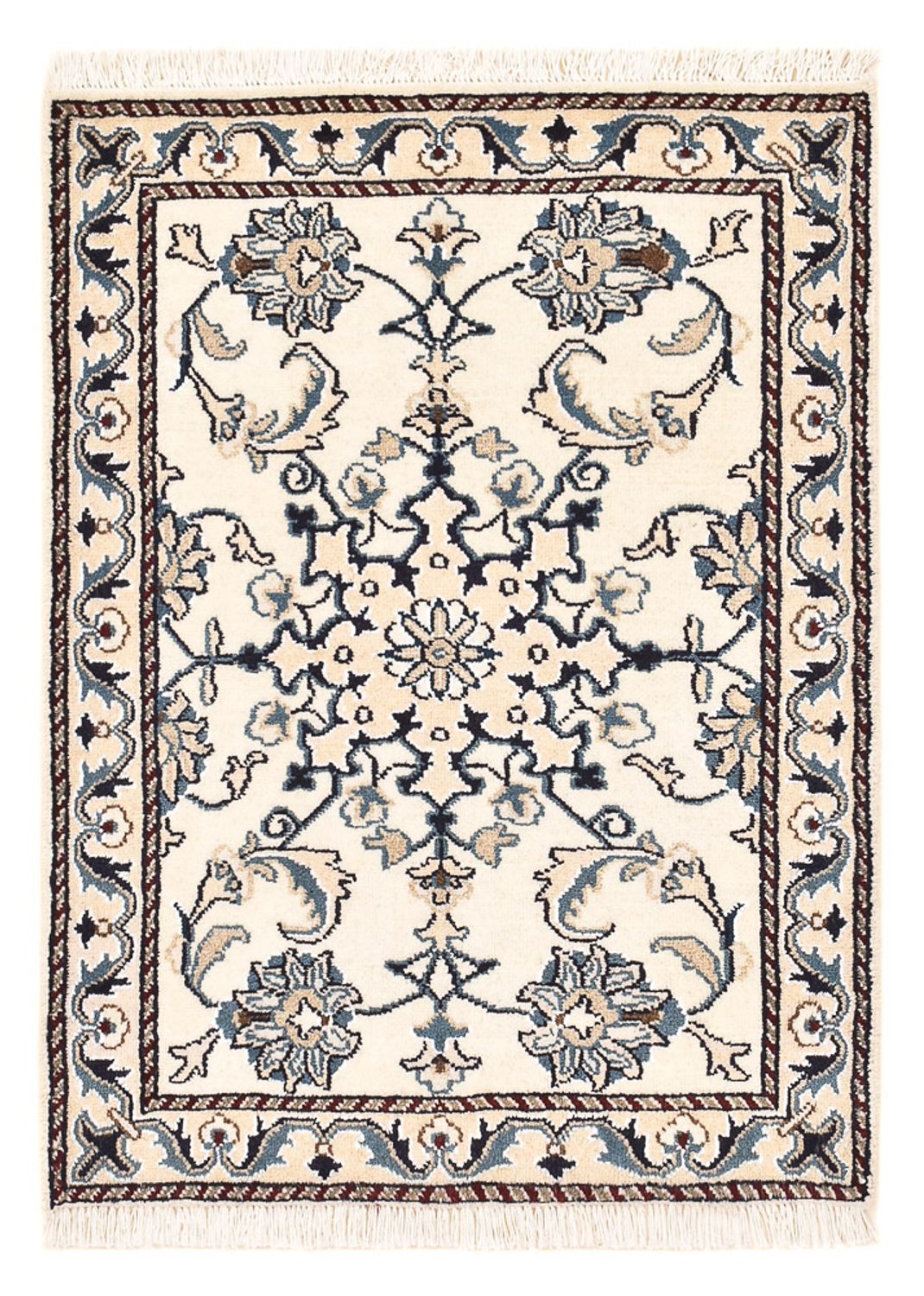 Perserteppich - Nain - 89 x 61 cm - creme