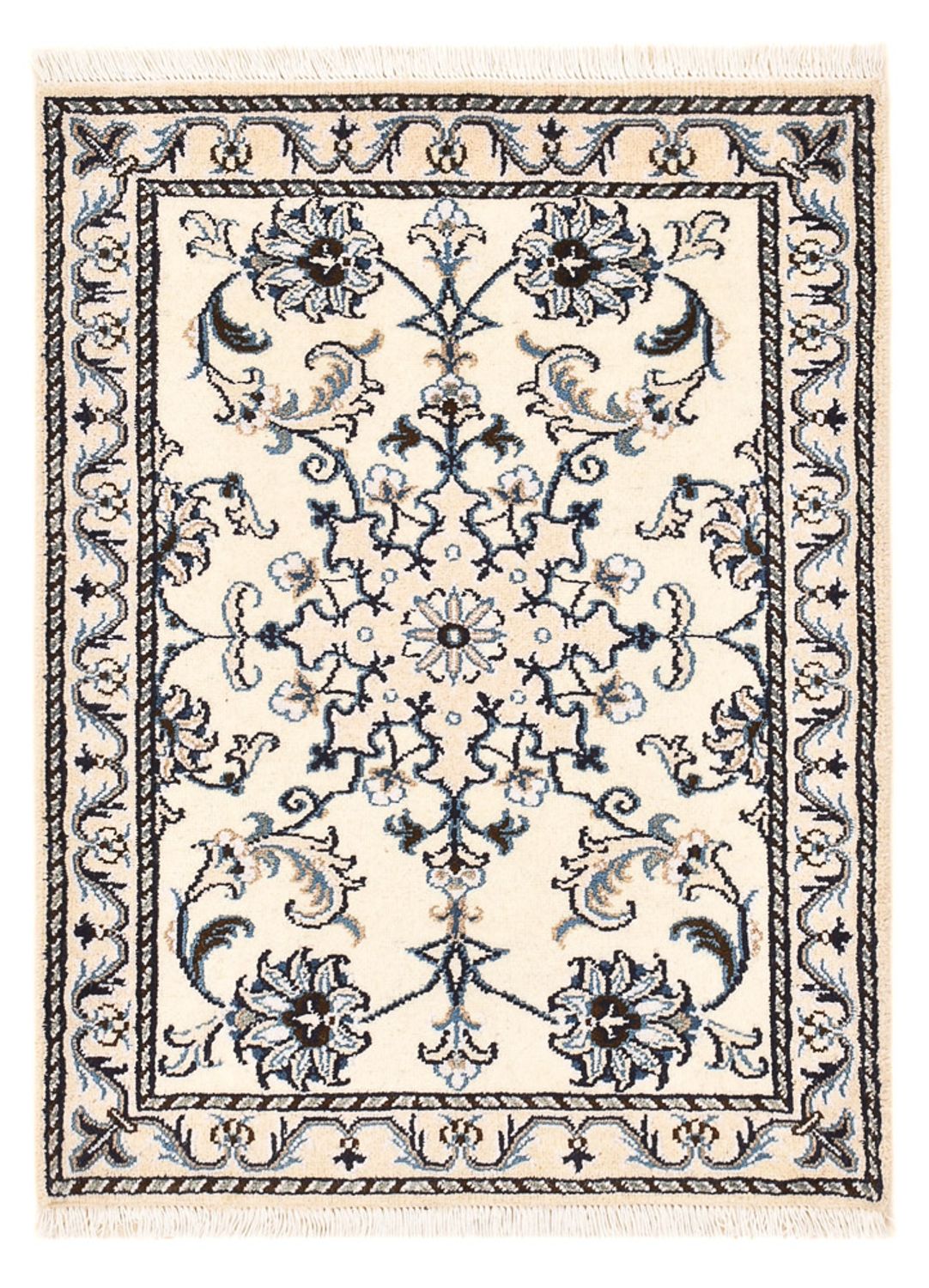 Perserteppich - Nain - 86 x 59 cm - creme