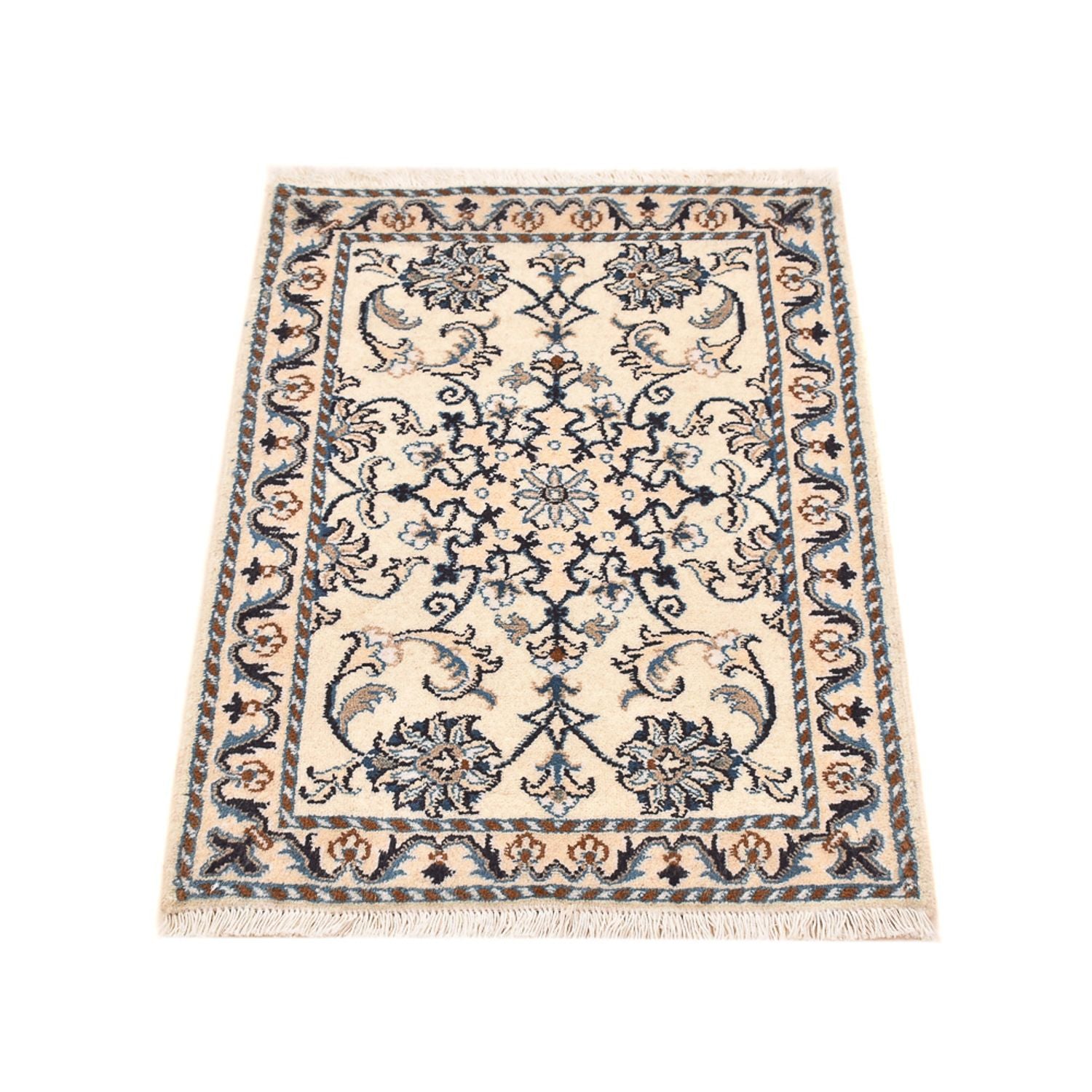 Perserteppich - Nain - 88 x 58 cm - creme