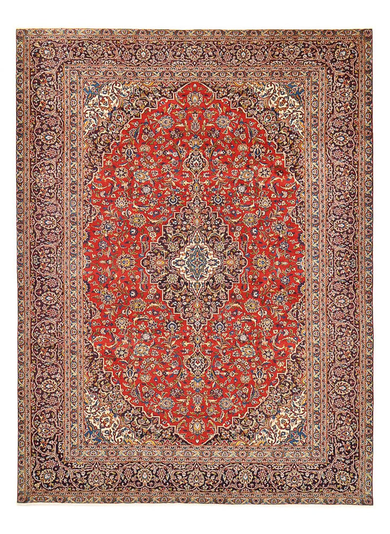 Perserteppich - Keshan - 392 x 285 cm - rot