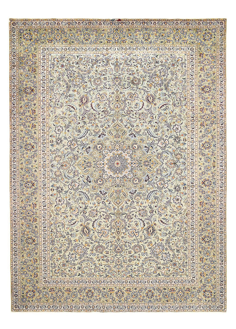 Perserteppich - Keshan - 423 x 301 cm - sand