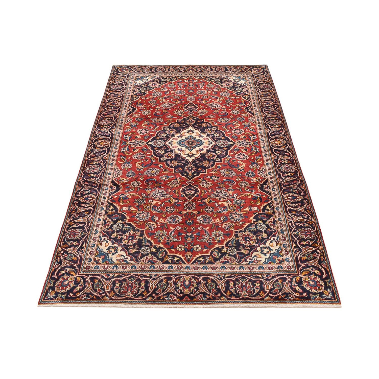 Perserteppich - Keshan - 243 x 140 cm - rot