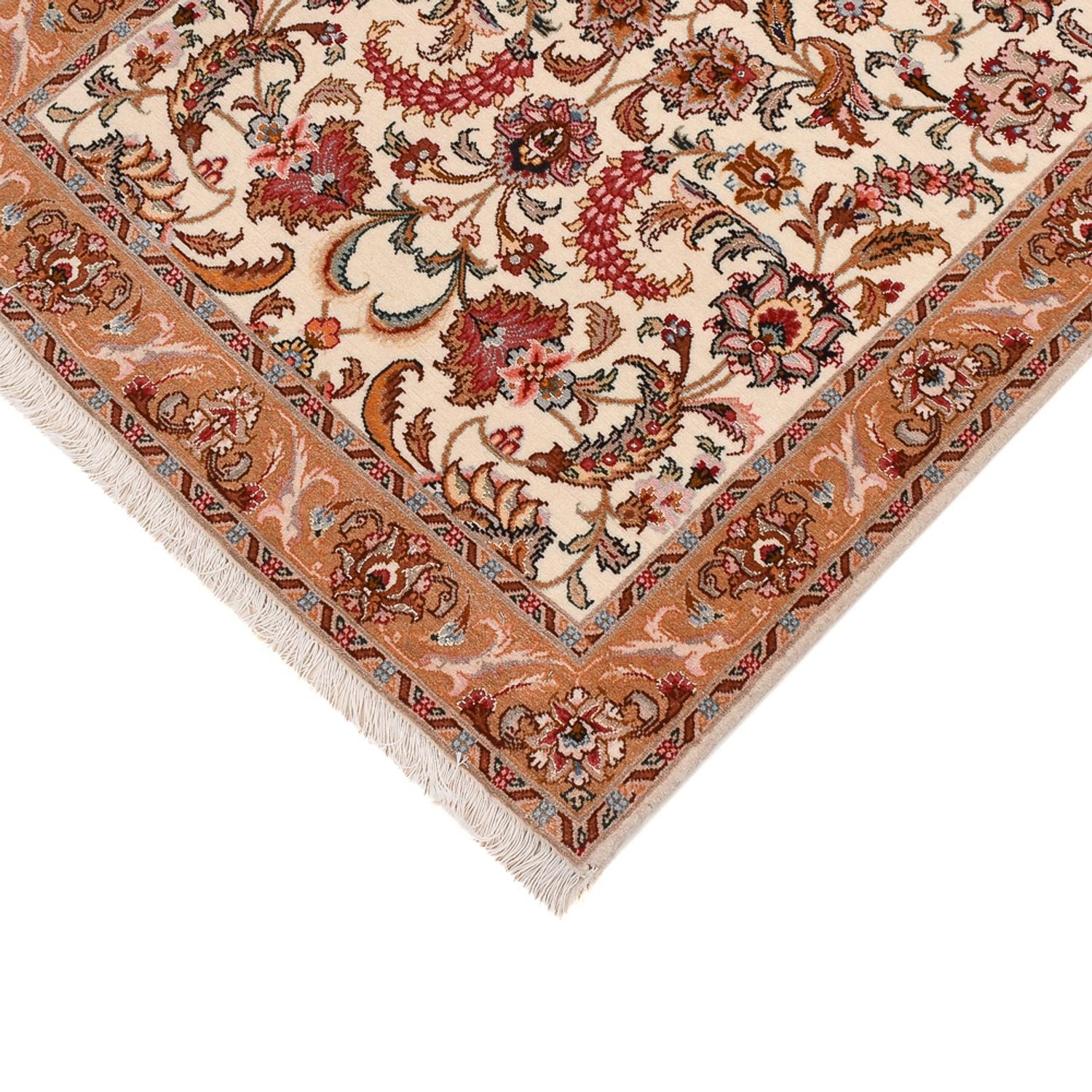Läufer Perser - Täbriz - Premium - 317 x 72 cm - beige