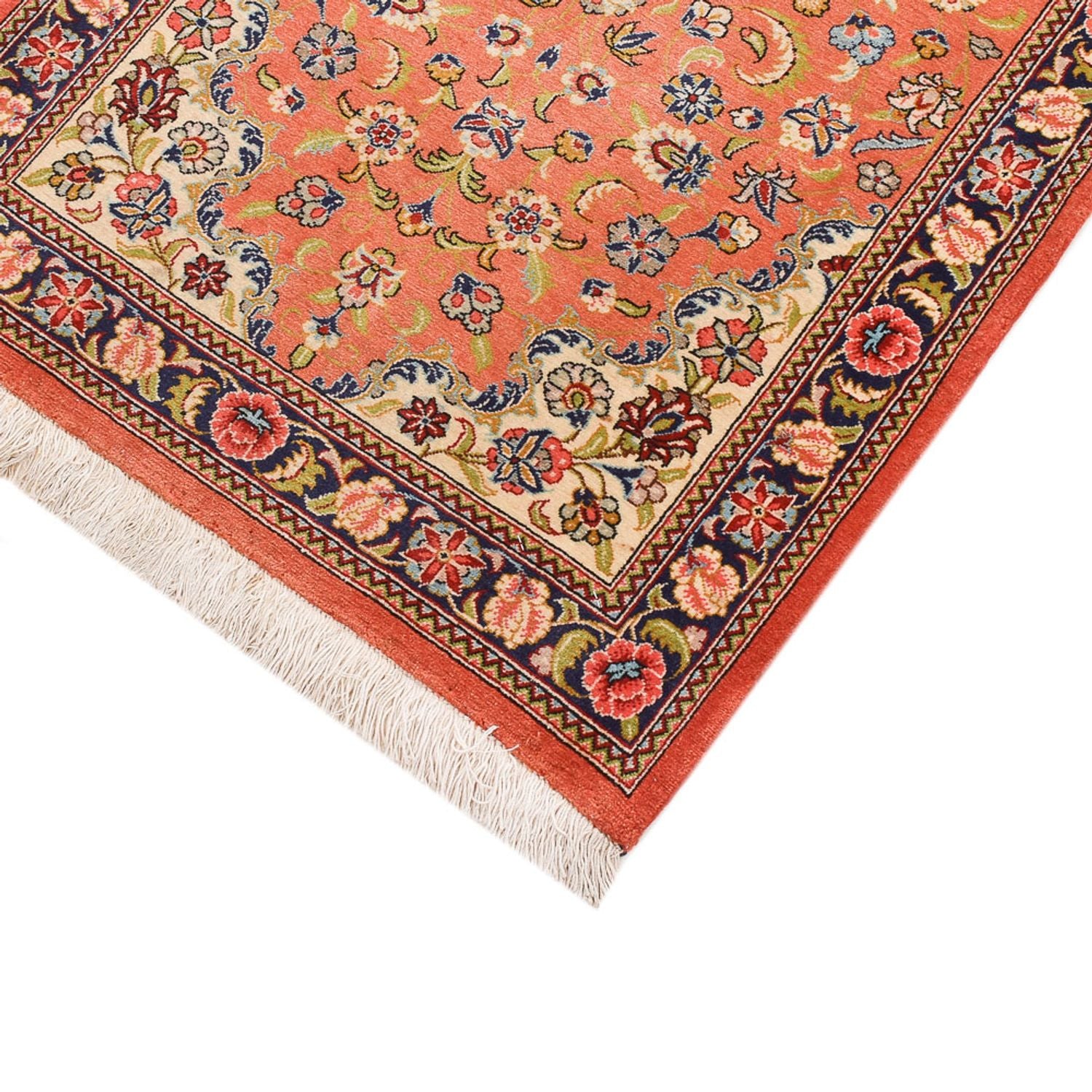 Läufer Perser - Ghom - 195 x 71 cm - orange
