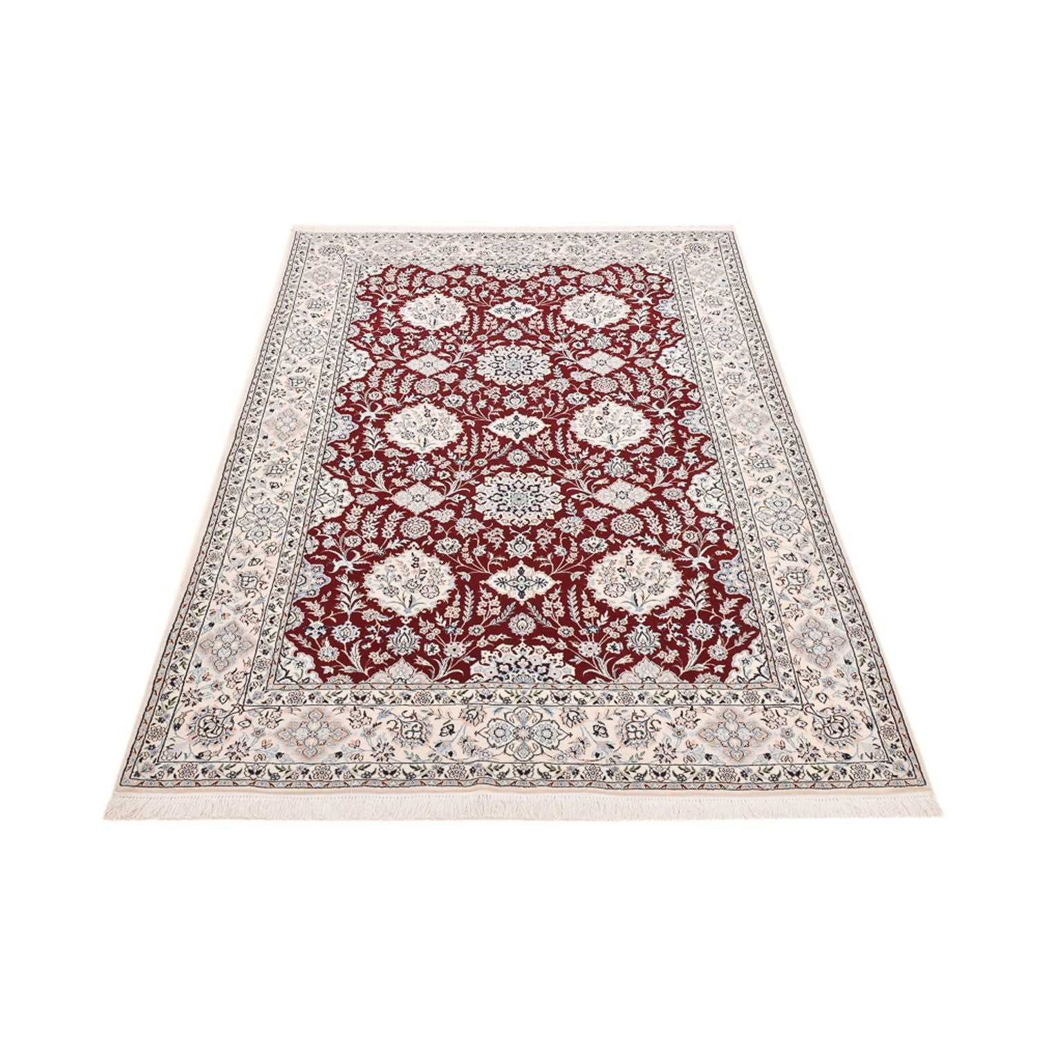 Perserteppich - Nain - Premium - 227 x 146 cm - rot