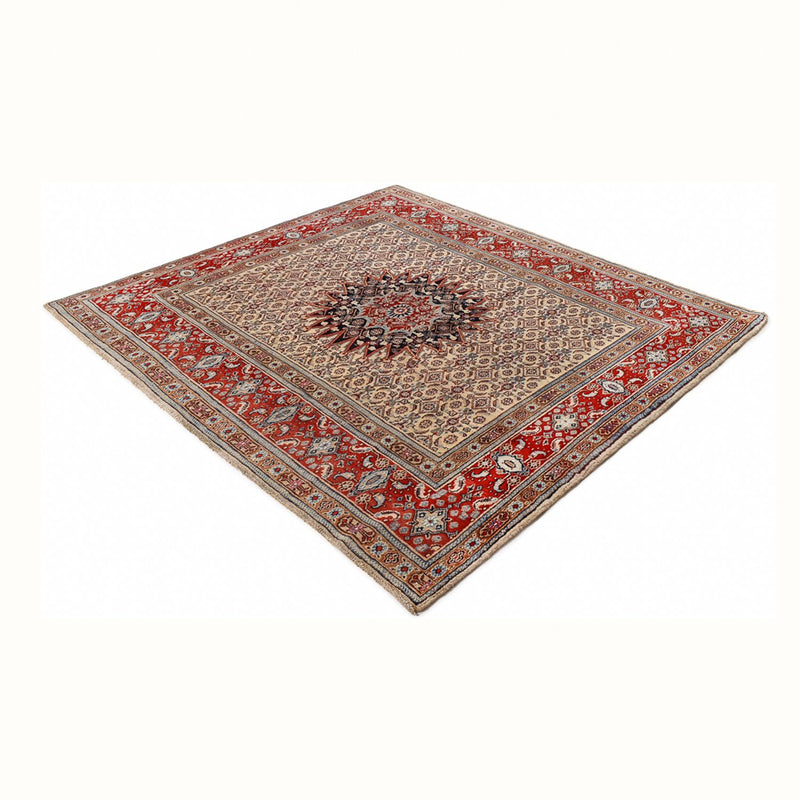Perserteppich - Classic quadratisch  - 202 x 186 cm - dunkelbeige