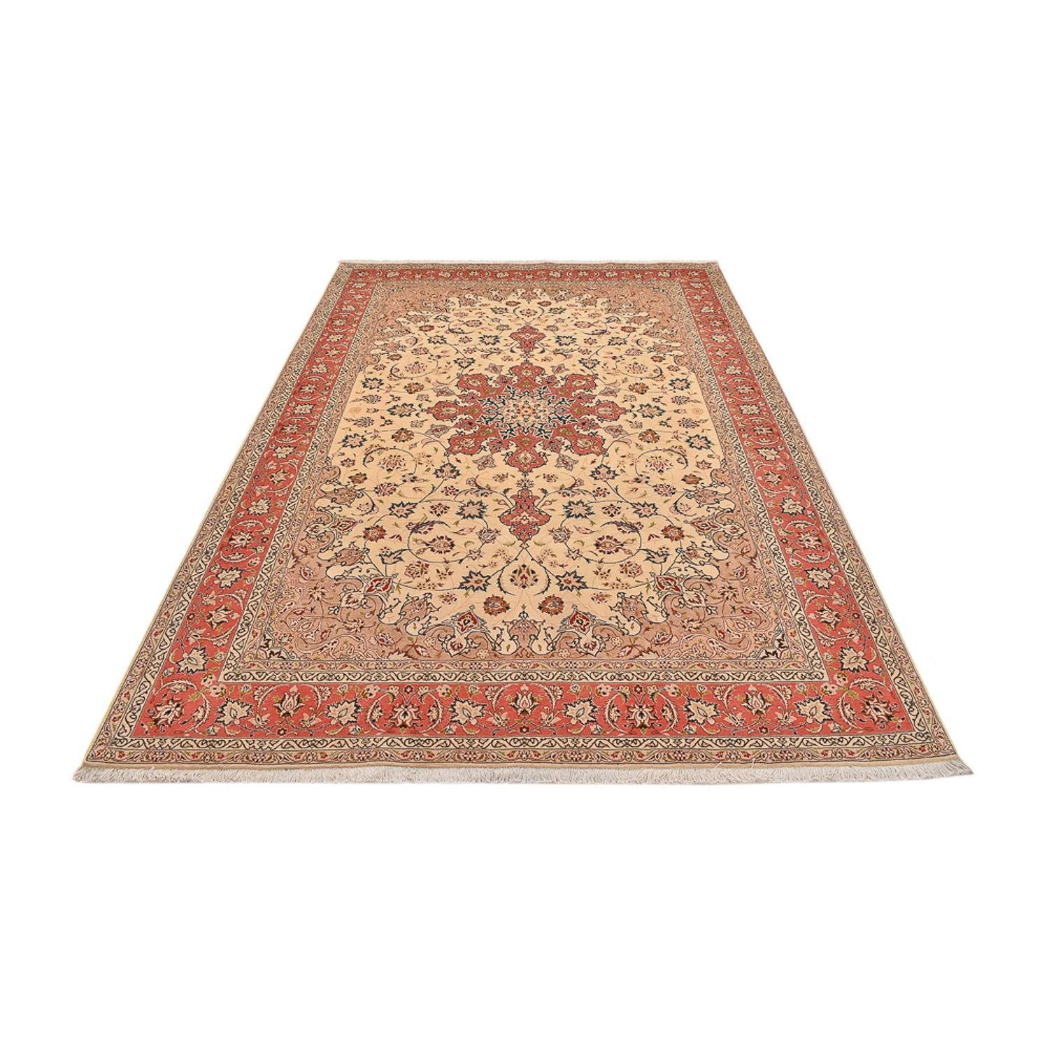 Perserteppich - Täbriz - Royal - 296 x 203 cm - beige