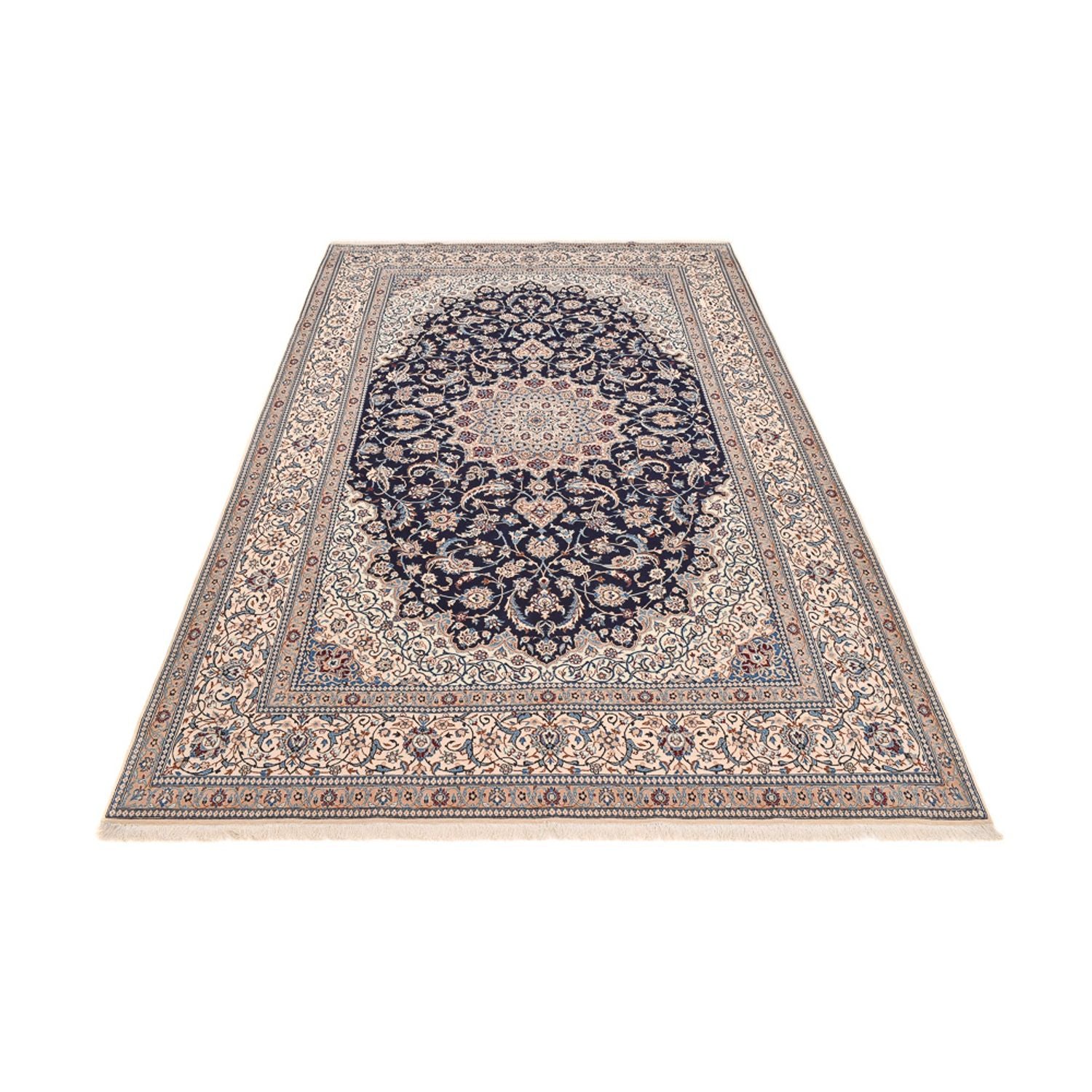 Perserteppich - Nain - Premium - 314 x 200 cm - dunkelblau