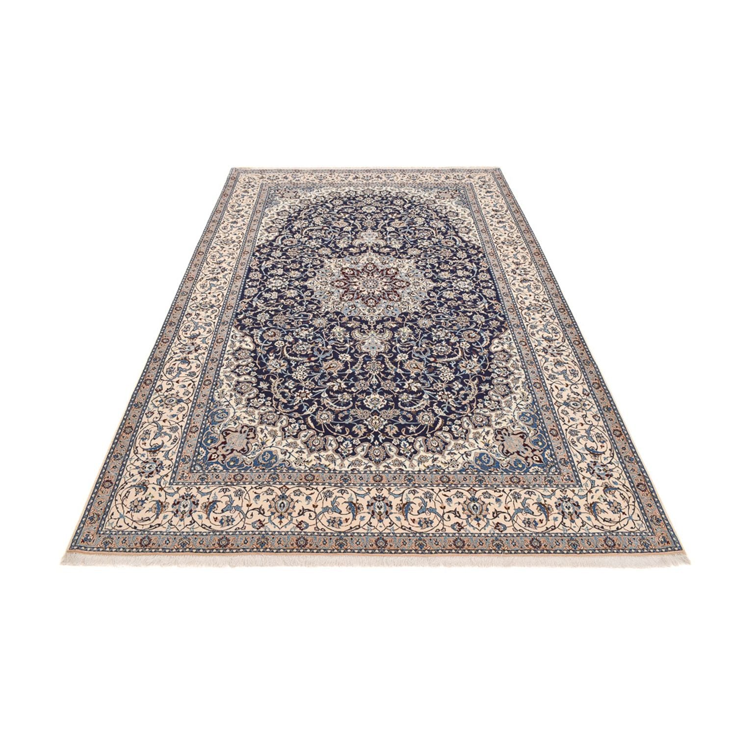 Perserteppich - Nain - Premium - 308 x 211 cm - dunkelblau