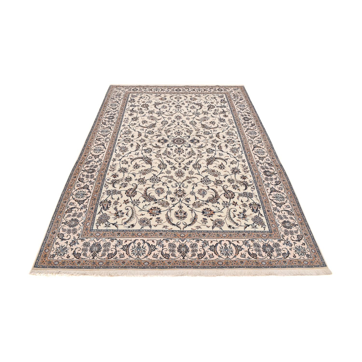 Perserteppich - Nain - Premium - 344 x 213 cm - creme