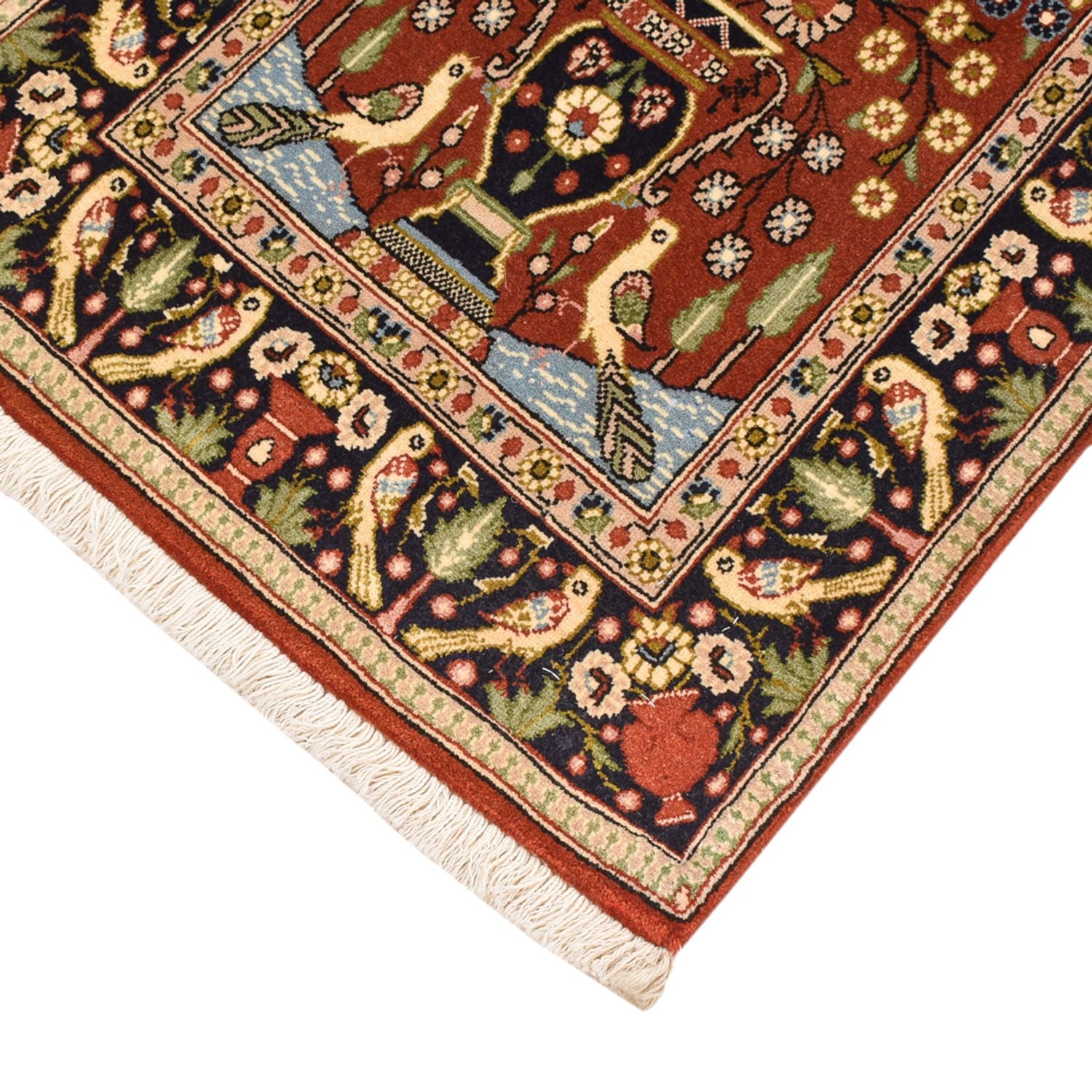 Perserteppich - Ghom - 105 x 60 cm - mehrfarbig