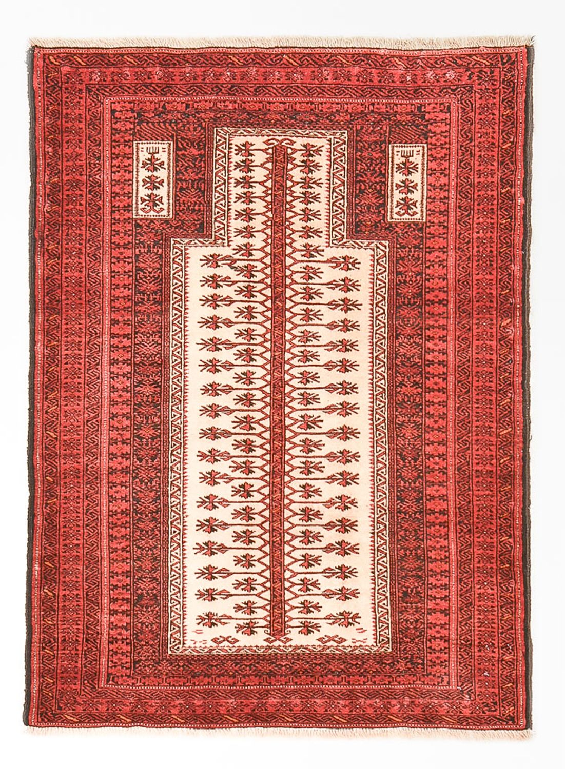 Belutsch Teppich - 143 x 102 cm - rot