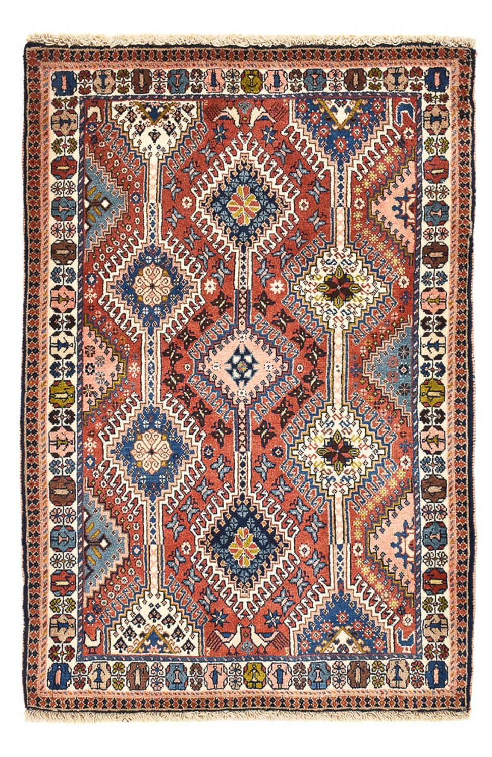 Perserteppich - Nomadic - 127 x 85 cm - mehrfarbig