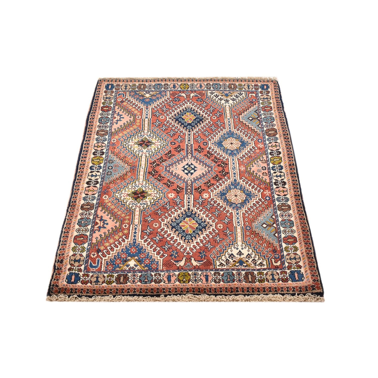 Perserteppich - Nomadic - 127 x 85 cm - mehrfarbig