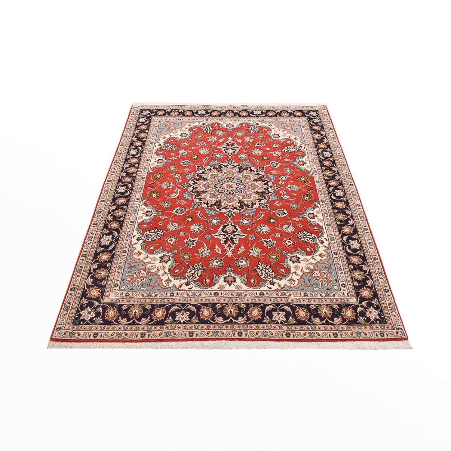 Perserteppich - Täbriz - Royal - 218 x 155 cm - rot