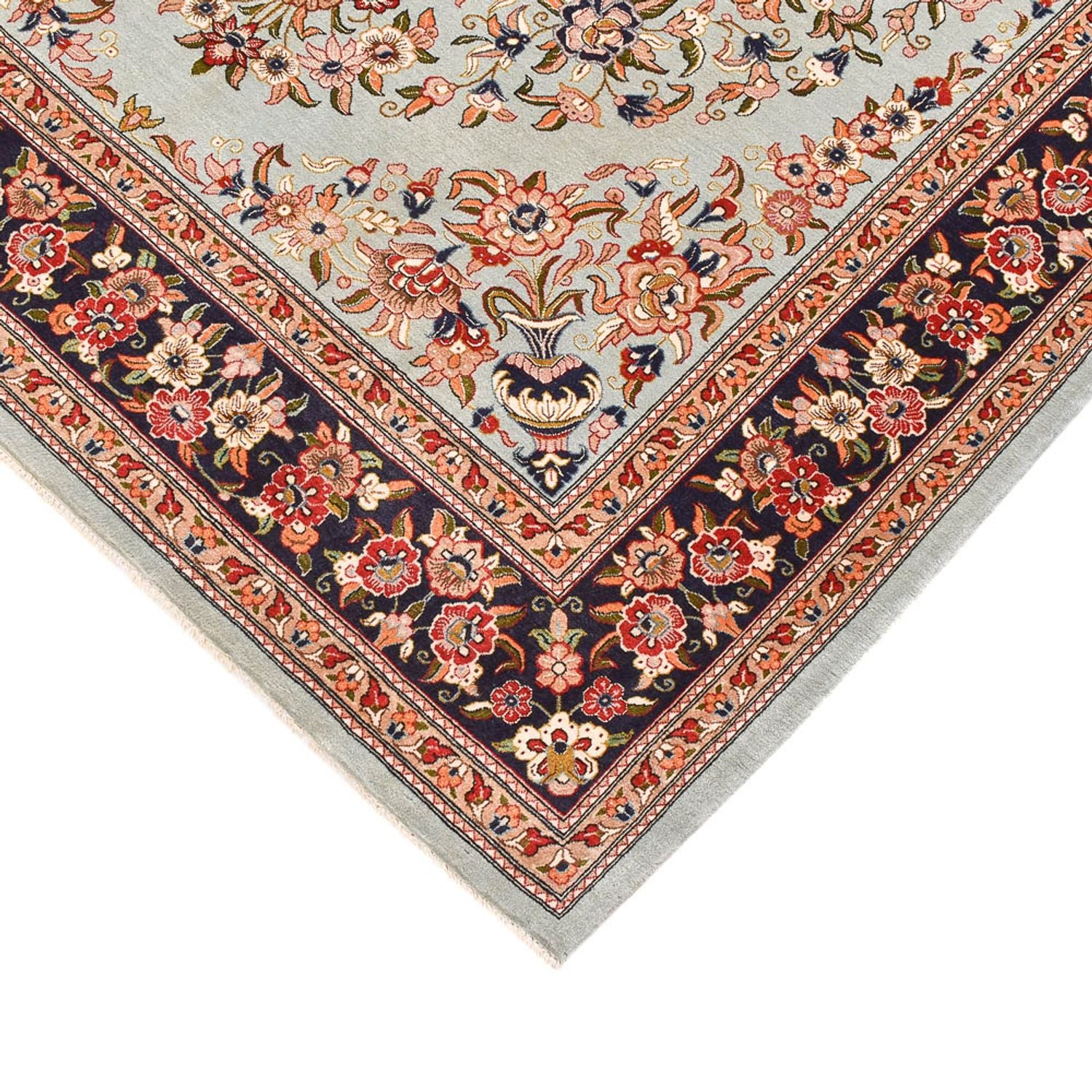 Perserteppich - Ghom - Royal - 215 x 138 cm - hellbeige