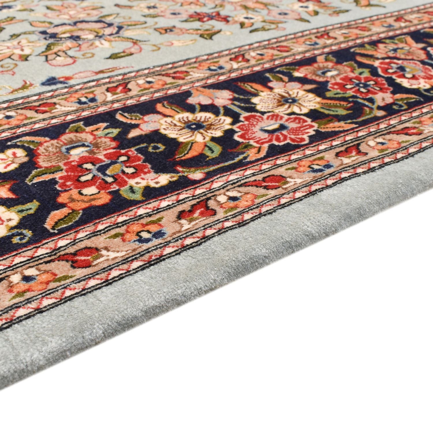 Perserteppich - Ghom - Royal - 215 x 138 cm - hellbeige