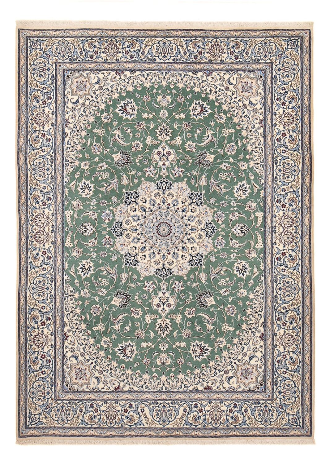 Perserteppich - Nain - Royal - 290 x 204 cm - grün