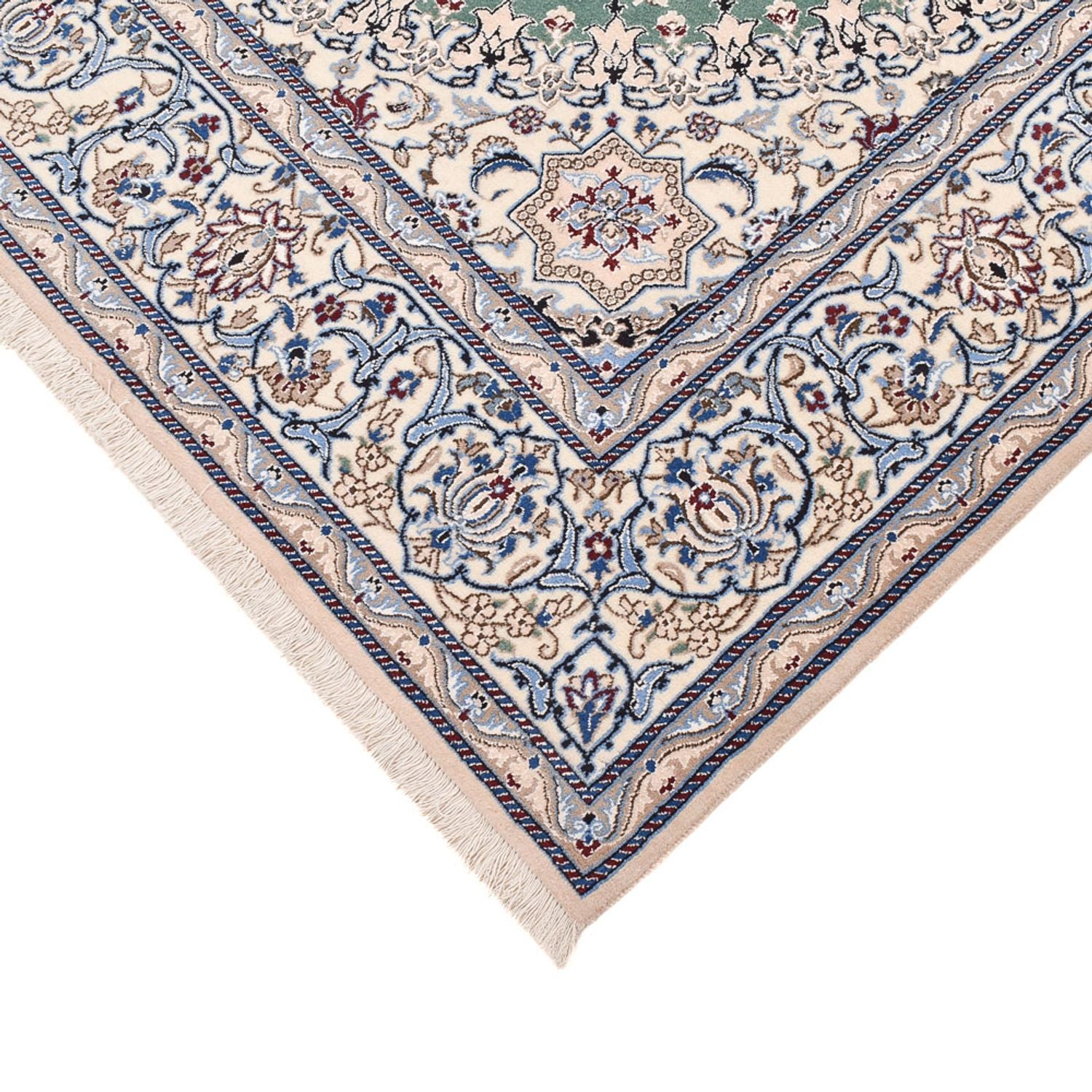 Perserteppich - Nain - Royal - 290 x 204 cm - grün