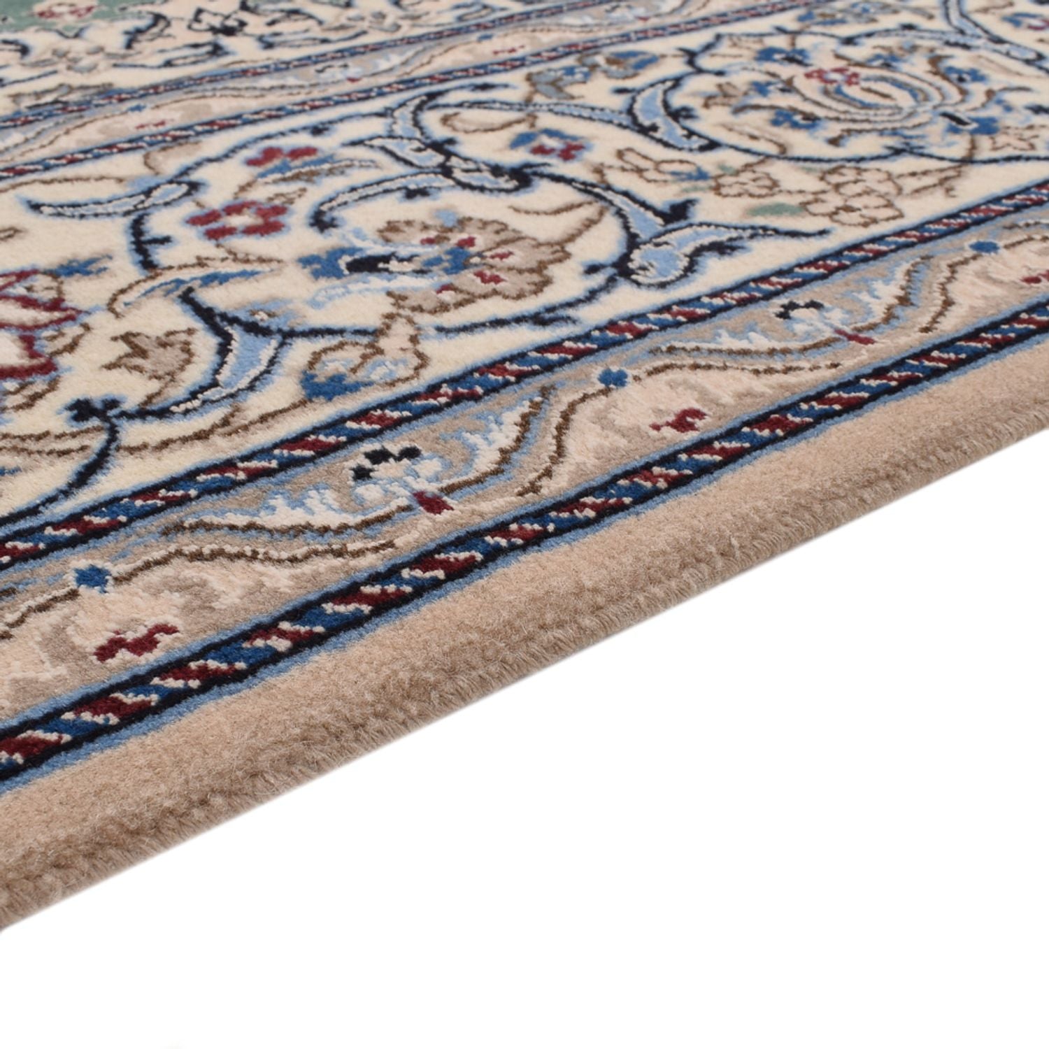 Perserteppich - Nain - Royal - 290 x 204 cm - grün