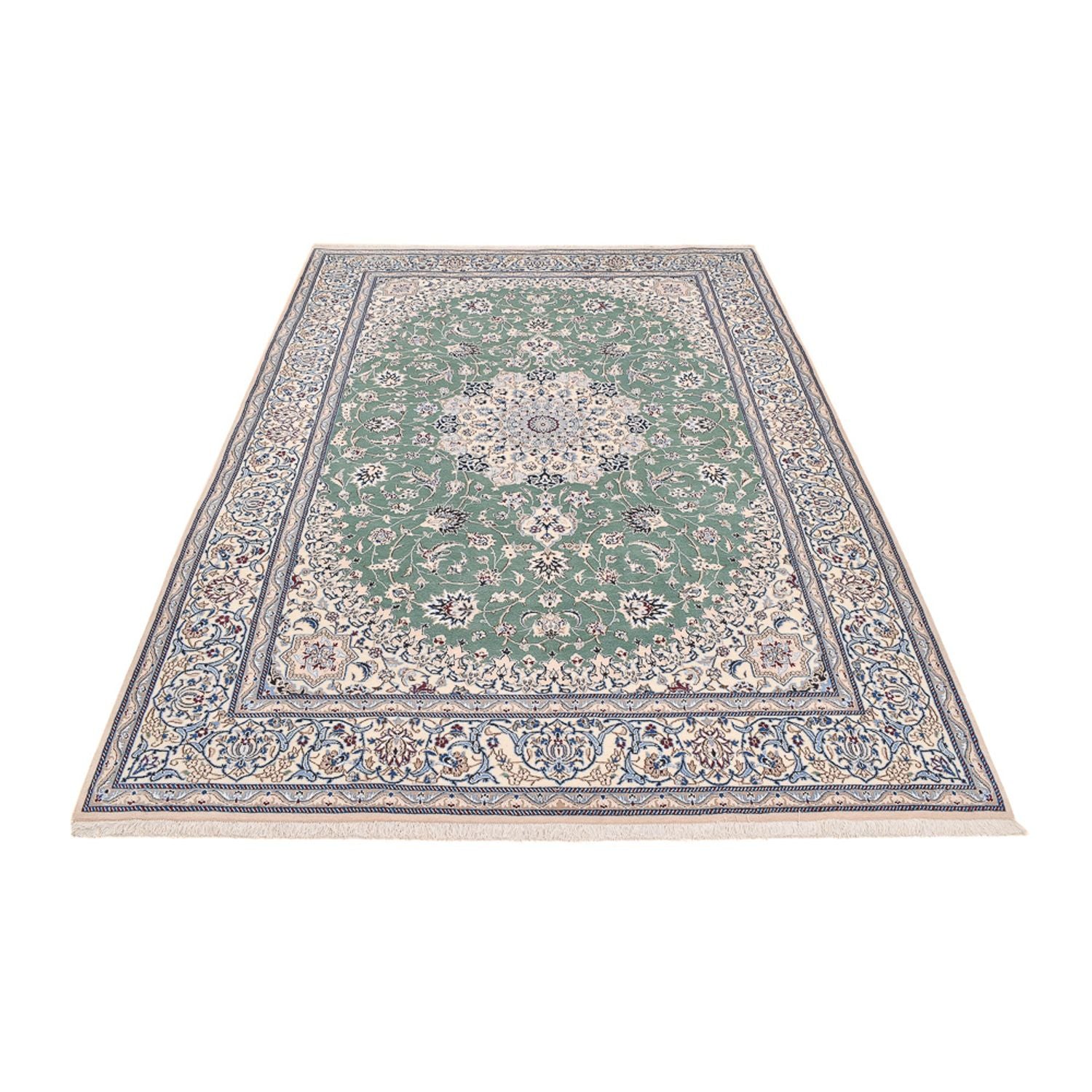 Perserteppich - Nain - Royal - 290 x 204 cm - grün