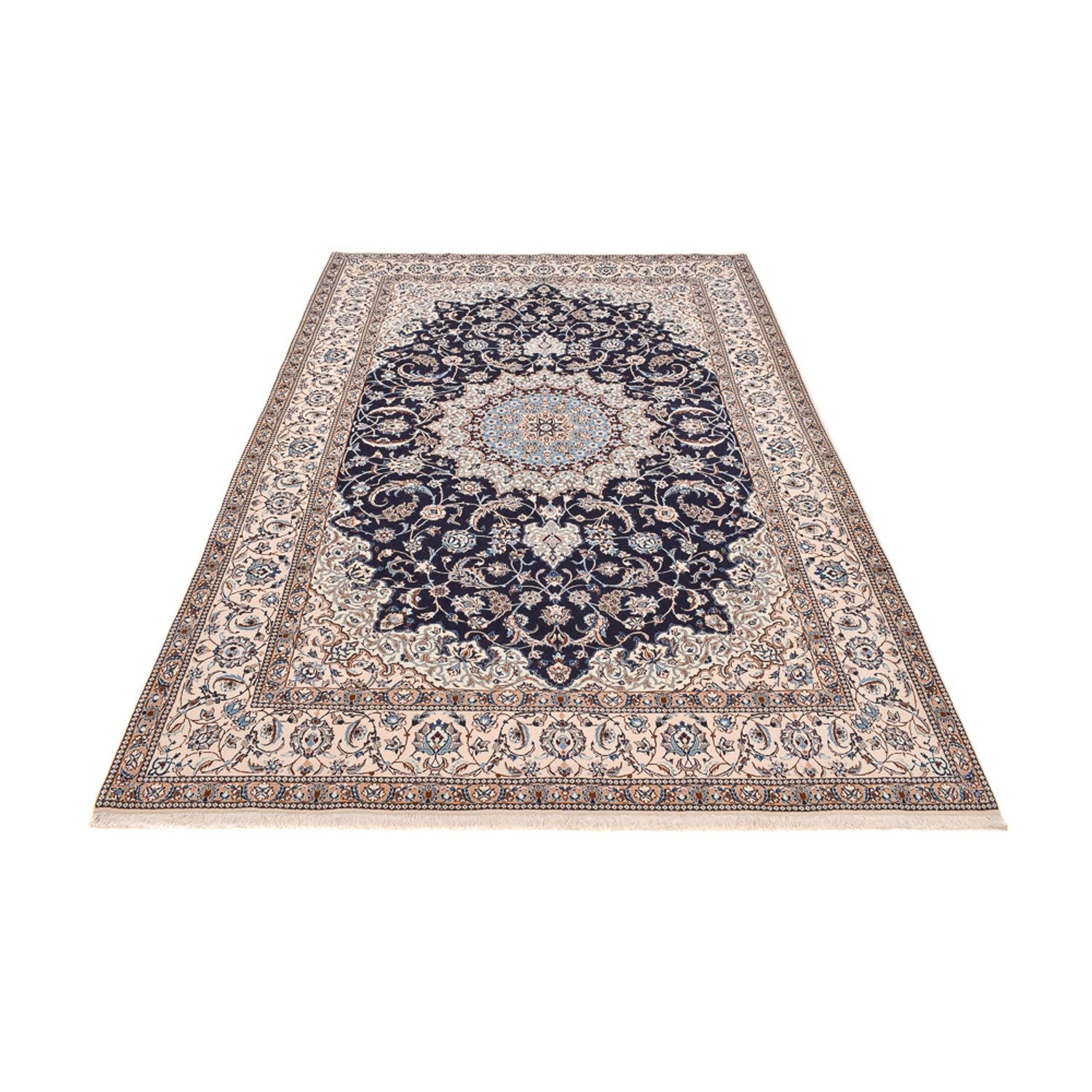 Perserteppich - Nain - Premium - 294 x 202 cm - dunkelblau