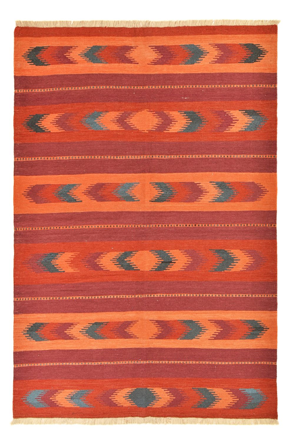 Kelim Teppich - Oriental - 253 x 174 cm - mehrfarbig