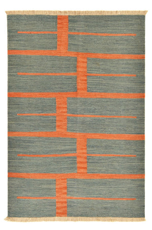 Kelim Teppich - Trendy - 185 x 123 cm - mehrfarbig