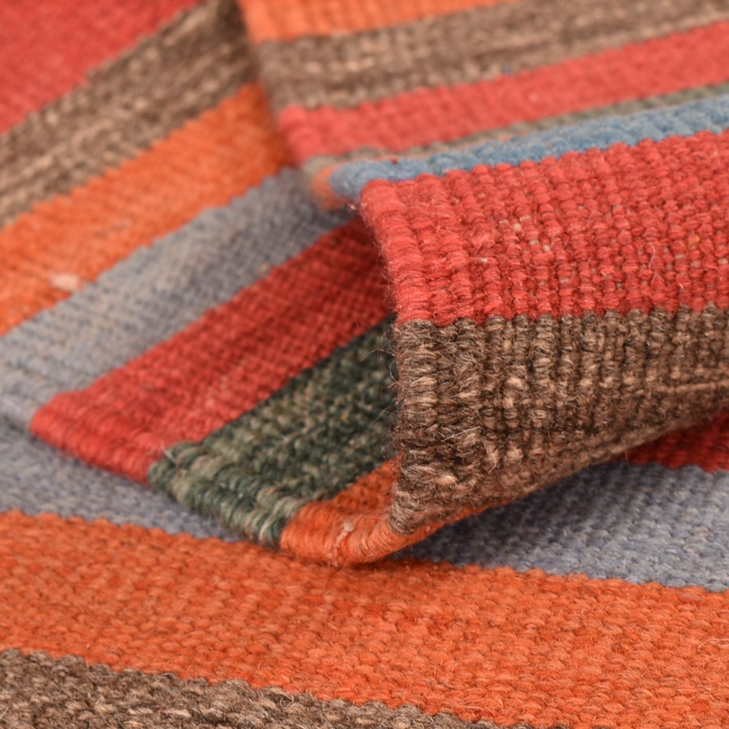 Kelim Teppich - Trendy - 200 x 146 cm - mehrfarbig